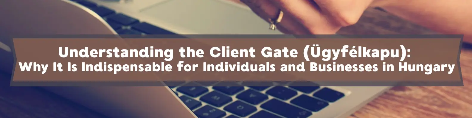 Understanding the Client Gate (Ügyfélkapu): Why It Is Indispensable for Individuals and Businesses in Hungary