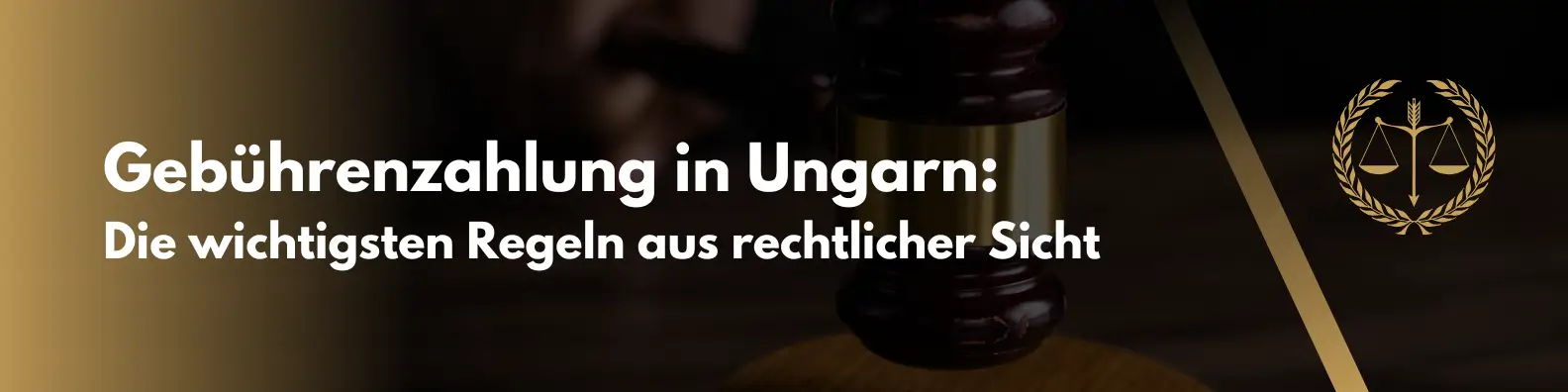 Gebührenzahlung in Ungarn: Die wichtigsten Regeln aus rechtlicher Sicht