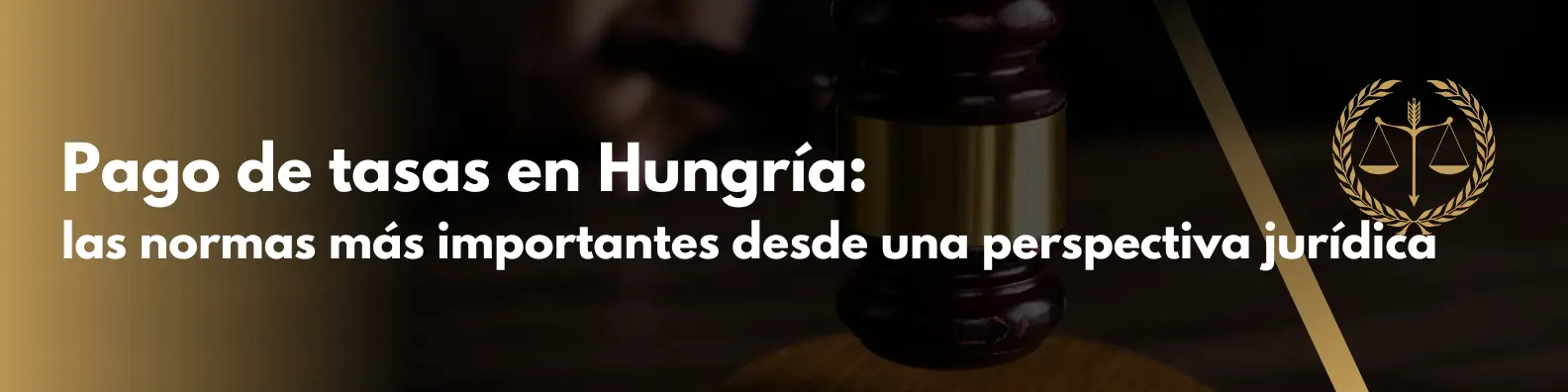 Pago de tasas en Hungría: las normas más importantes desde una perspectiva jurídica