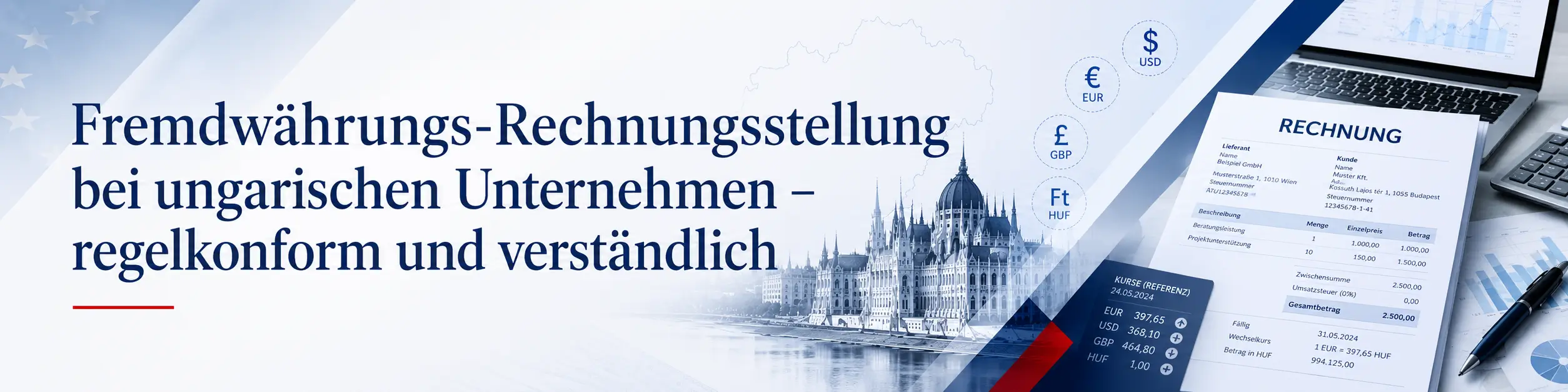 Devisenrechnung bei einem ungarischen Unternehmen, ein praktischer Leitfaden im Jahr 2026