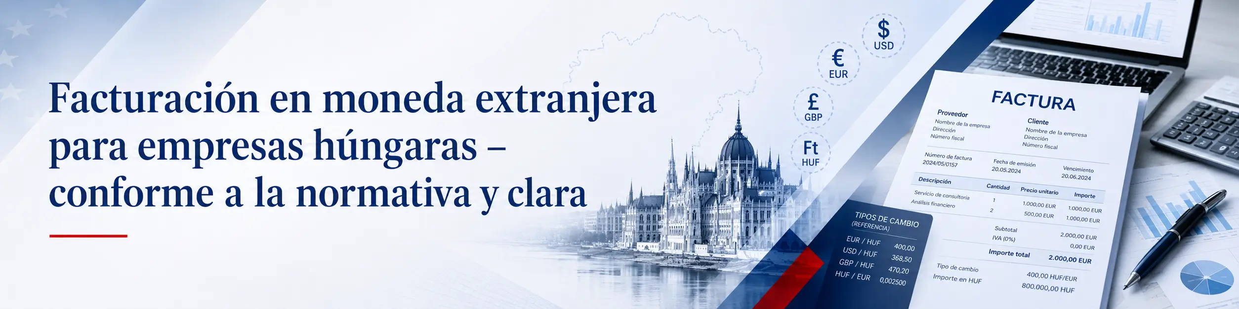 Facturación de divisas extranjeras en una empresa húngara, una guía práctica en 2026