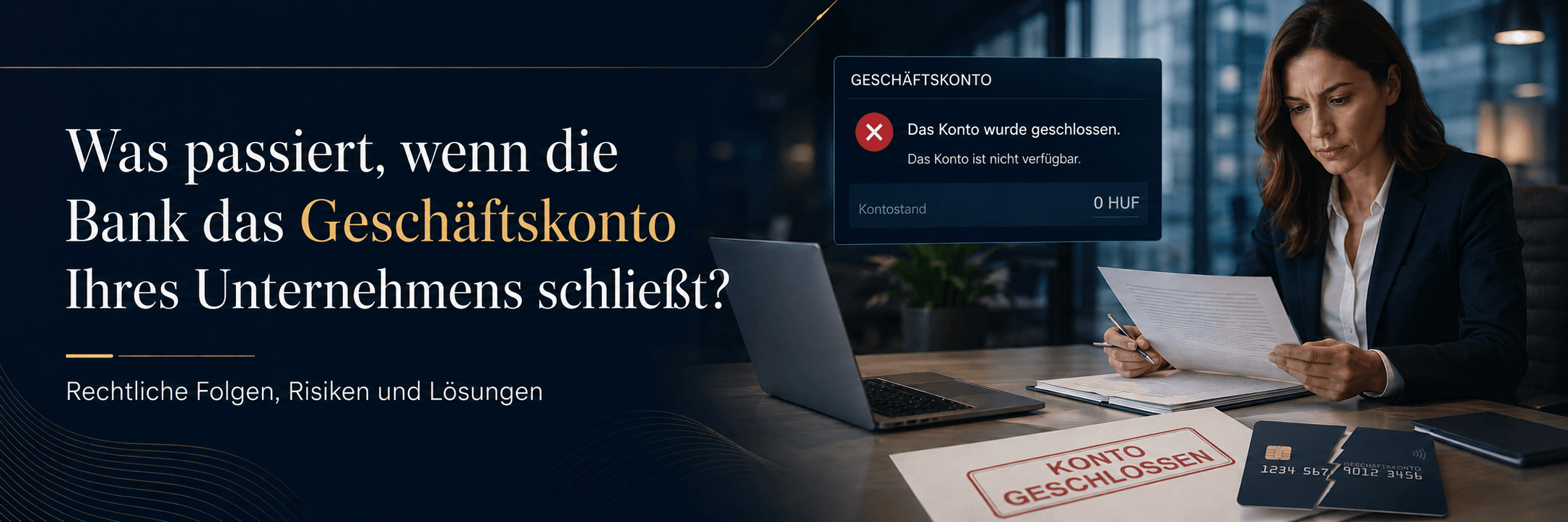 Was passiert, wenn die Bank kein Konto für ein ungarisches Unternehmen eröffnet?